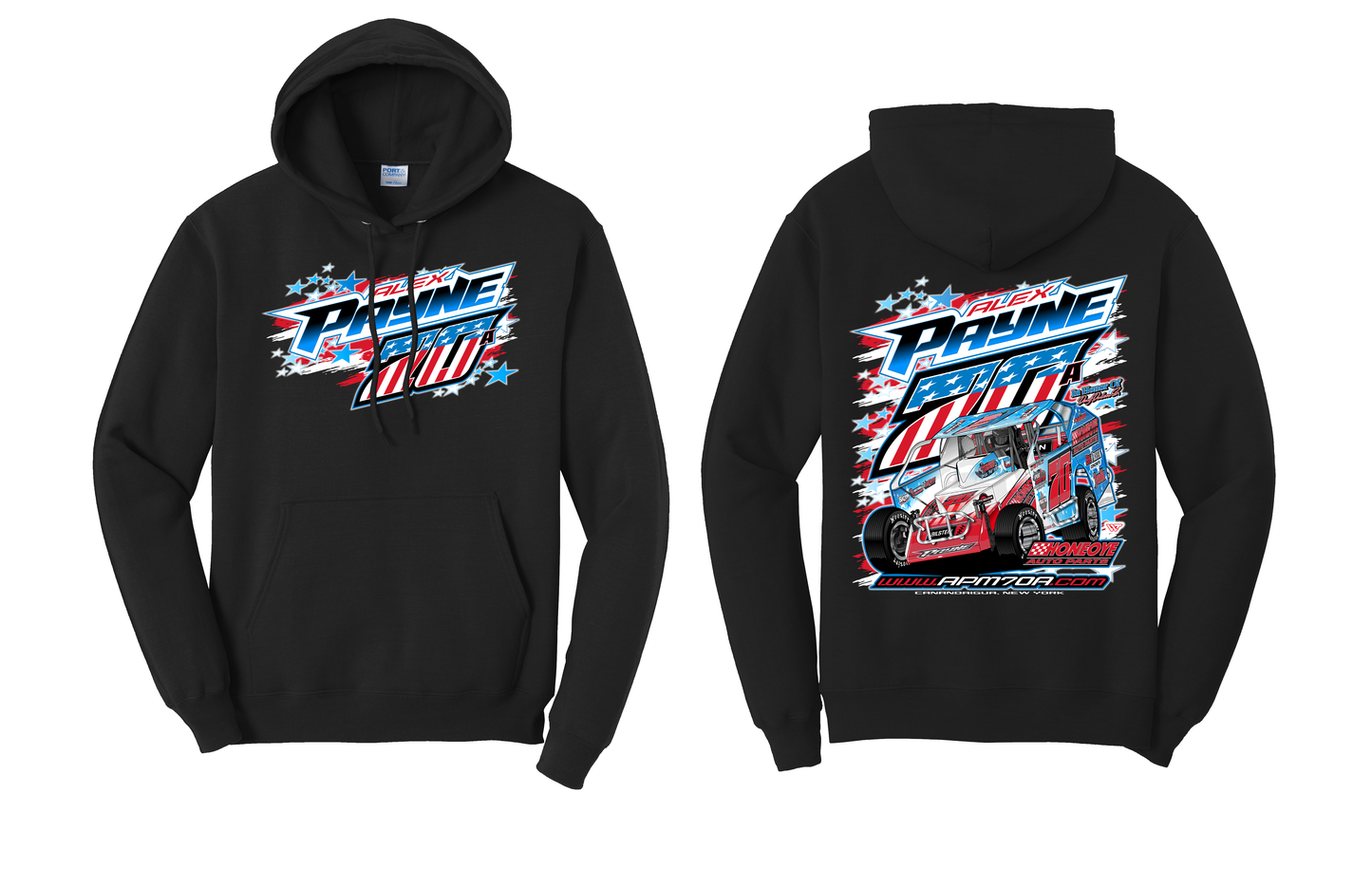 2026 Honeoye Auto Parts Car Hoodie