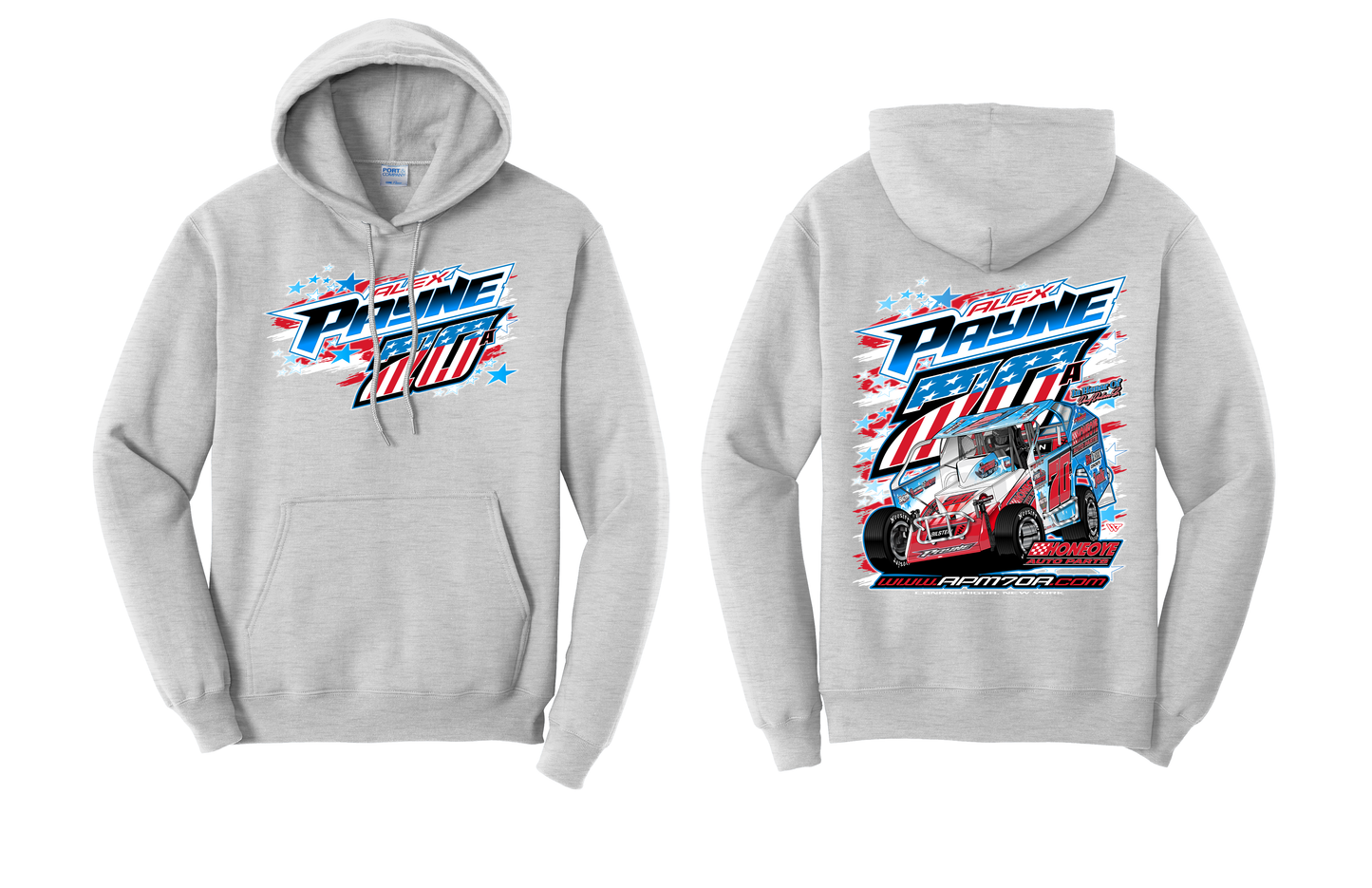 2026 Honeoye Auto Parts Car Hoodie