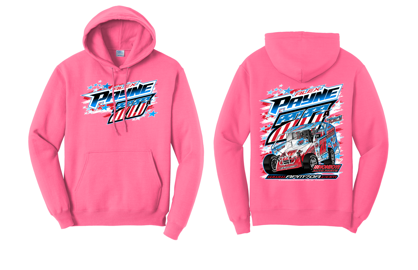 2026 Honeoye Auto Parts Car Hoodie