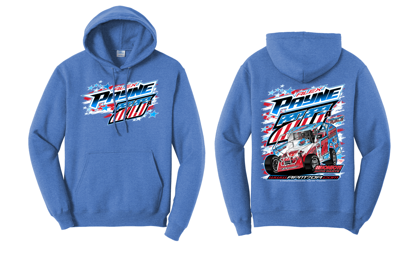 2026 Honeoye Auto Parts Car Hoodie